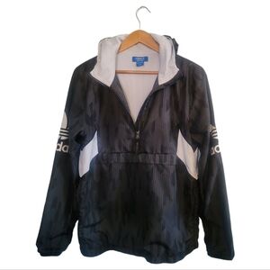 ADIDAS ORIGINALS Half-zip  Windbreaker Jacket Size S
